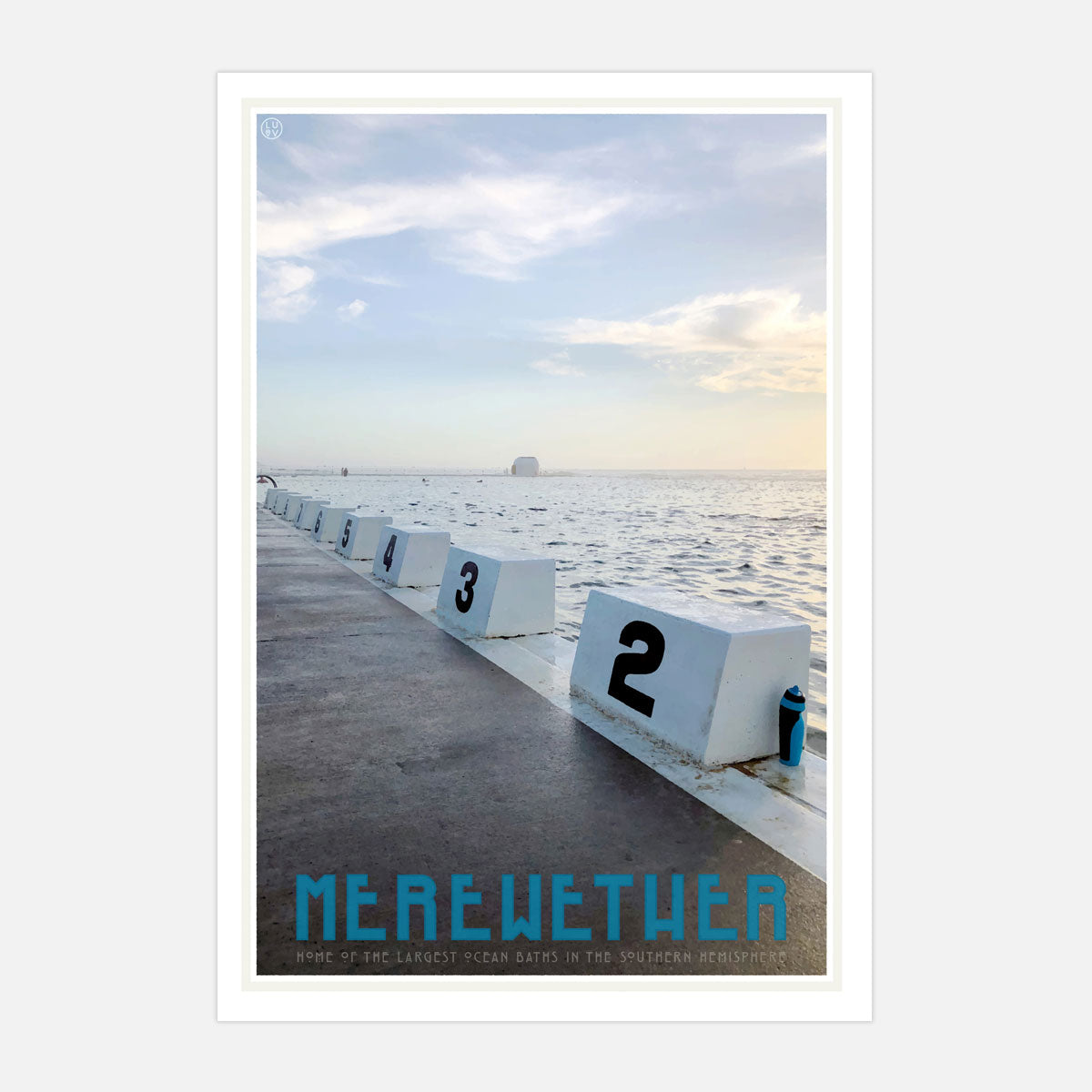 Merewether Pool Travel Print
