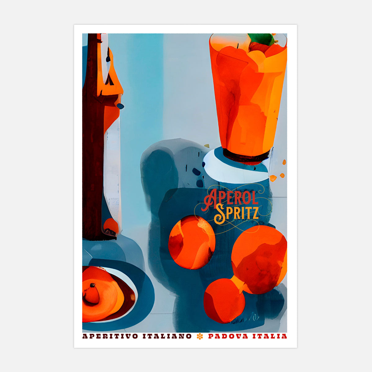 Aperol Spritz Italy retro vintage print from Places We Luv