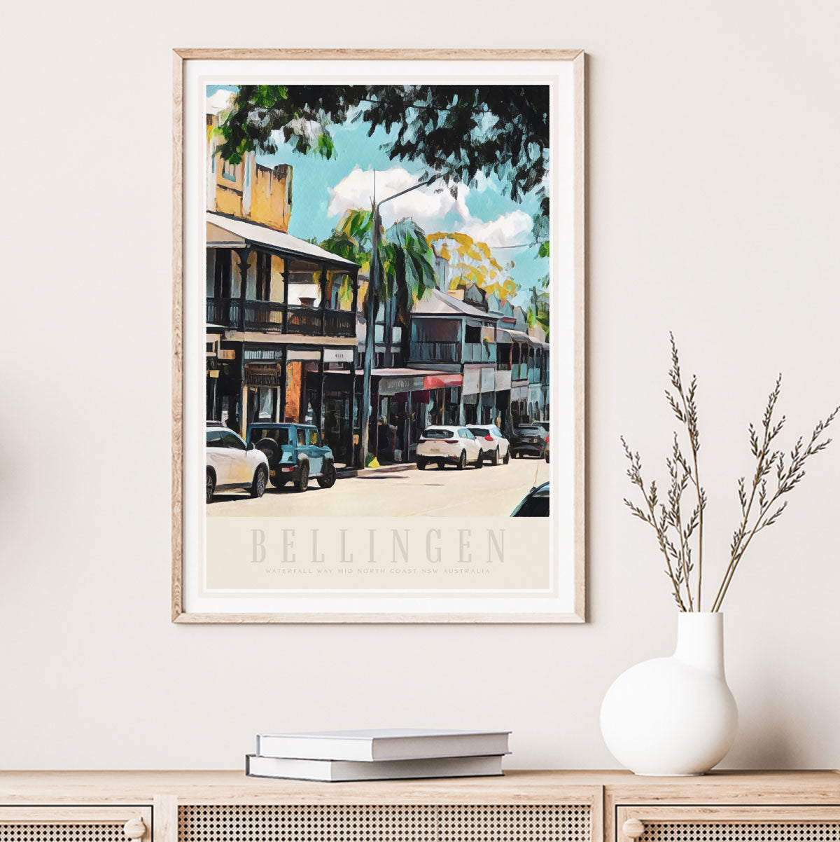 Bellingen vintage retro travel poster  from Places We Luv