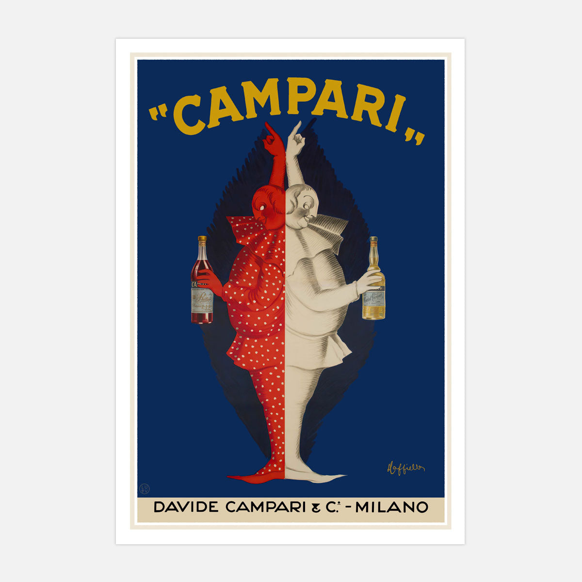 Campari retro vintage advertising poster print from Places We Luv