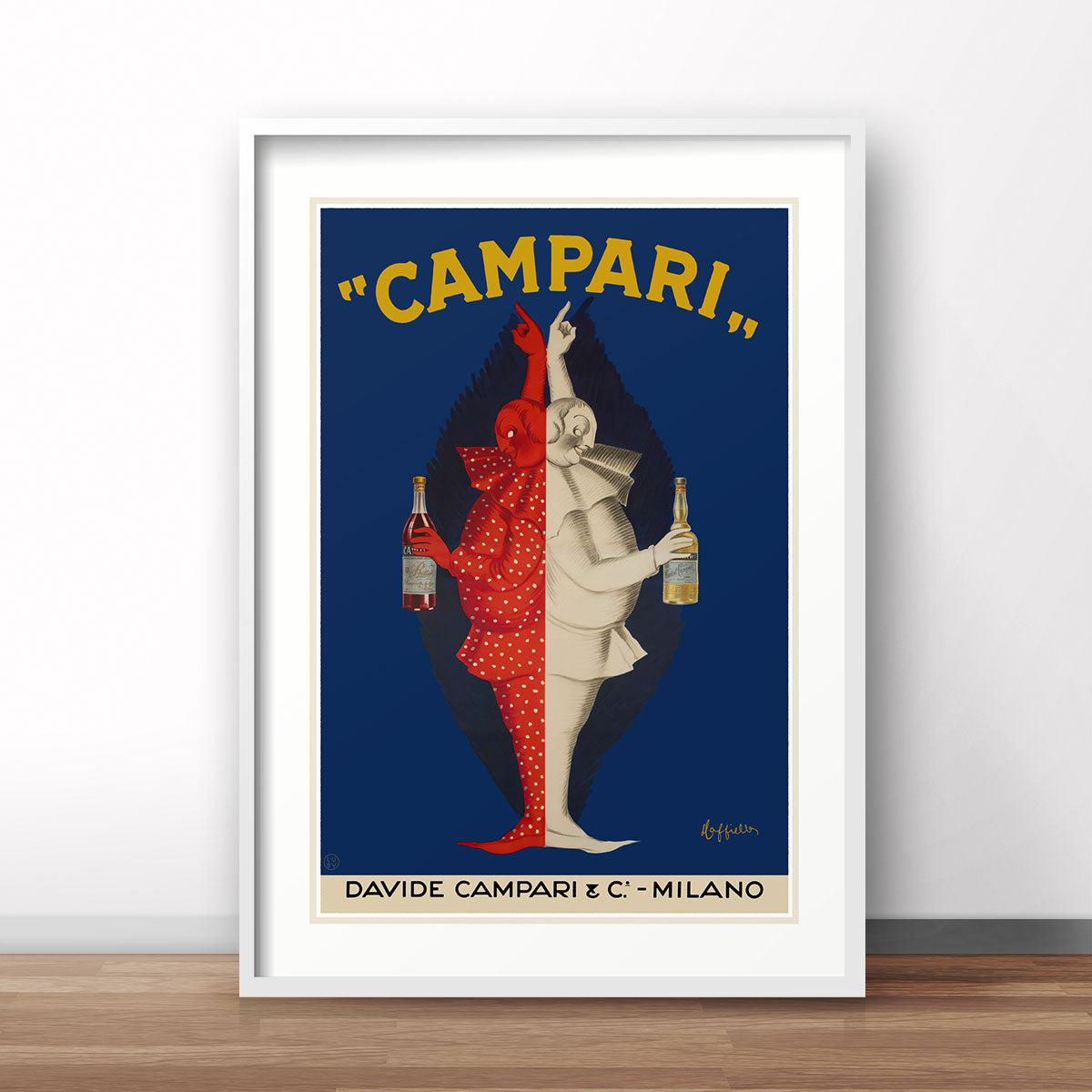 Campari Milano retro vintage advertising poster print from Places We Luv