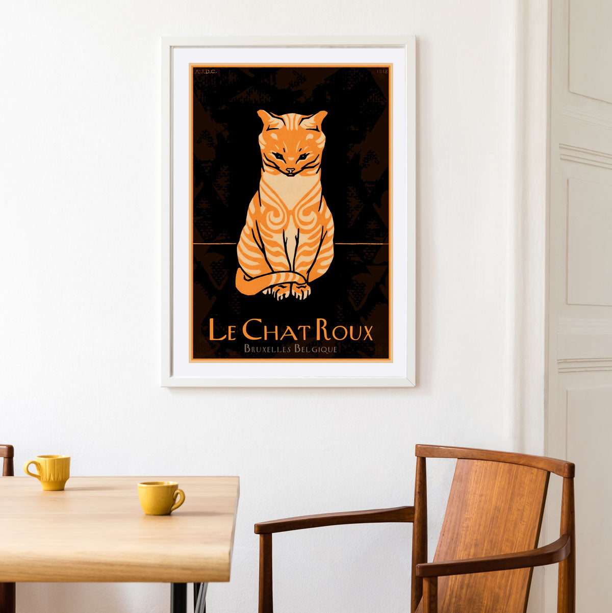 Le Chat Roux vintage print from Places We Luv