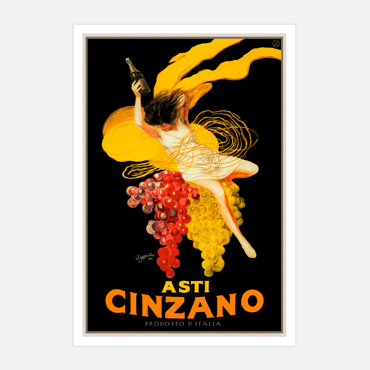 Cinzano retro advertising poster Italy Placesweluv 