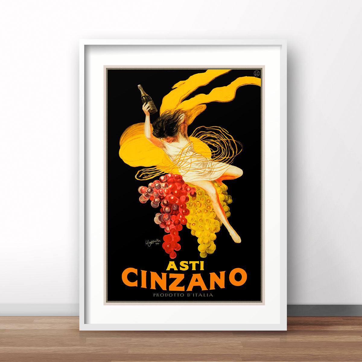 Cinzano retro advertising poster Italy Places we Luv
