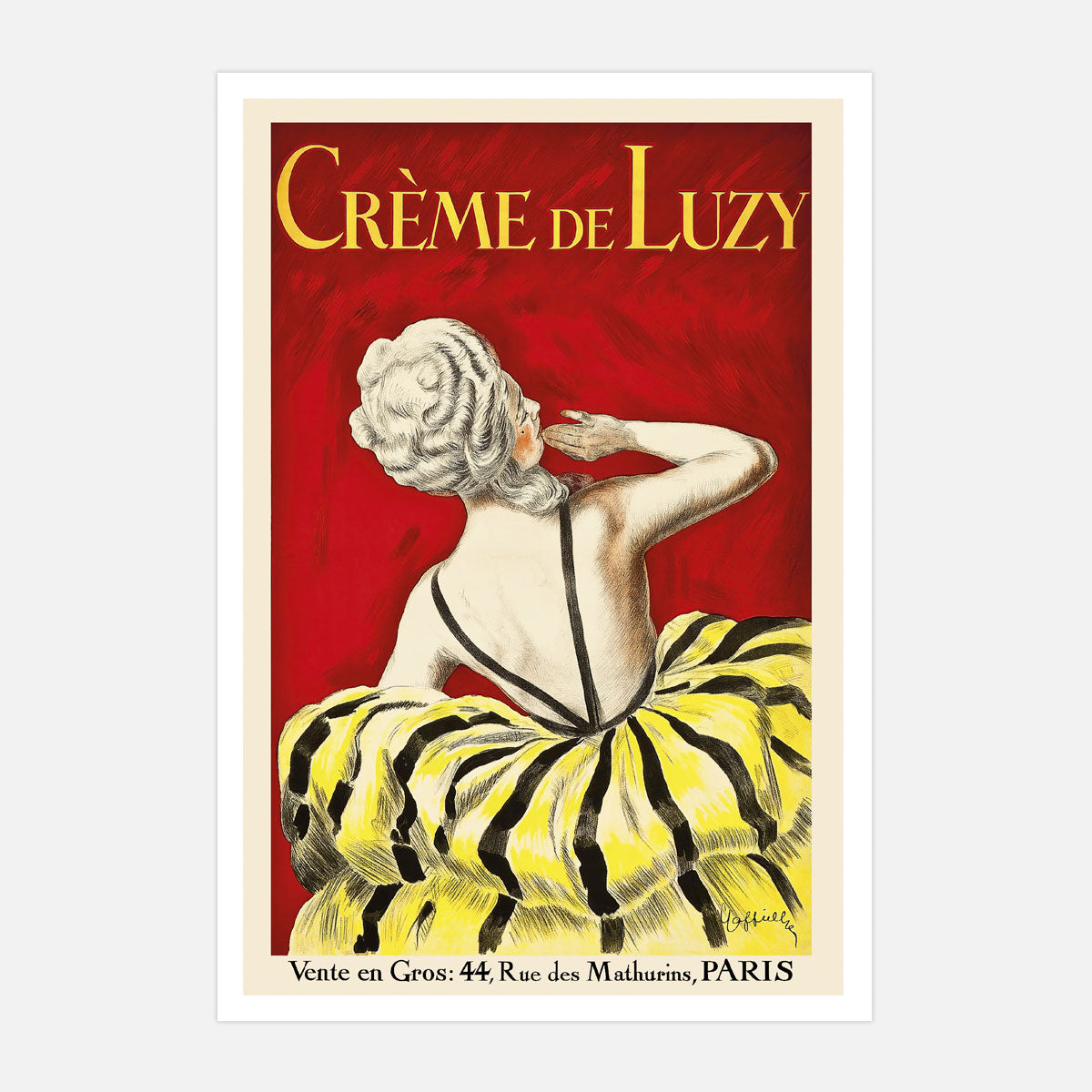 Creme de Luzy Paris vintage retro print from Places We Luv