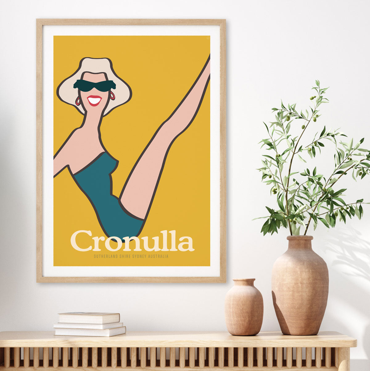 Cronulla retro vintage print from Places We Luv