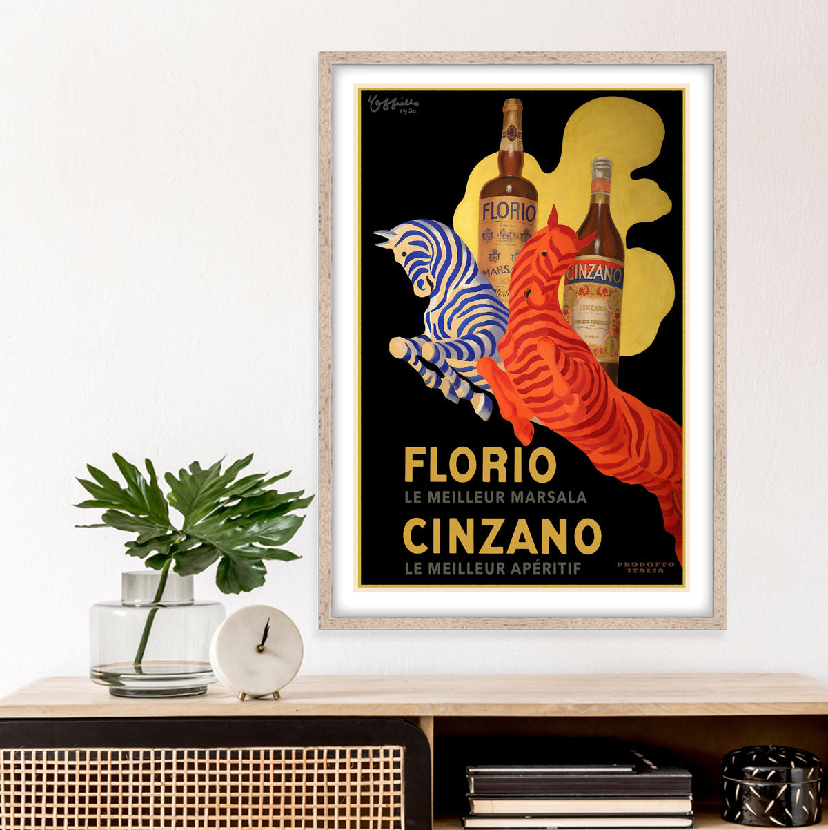 Florio Cinzano Italy retro vintage advertising poster from Places We Luv