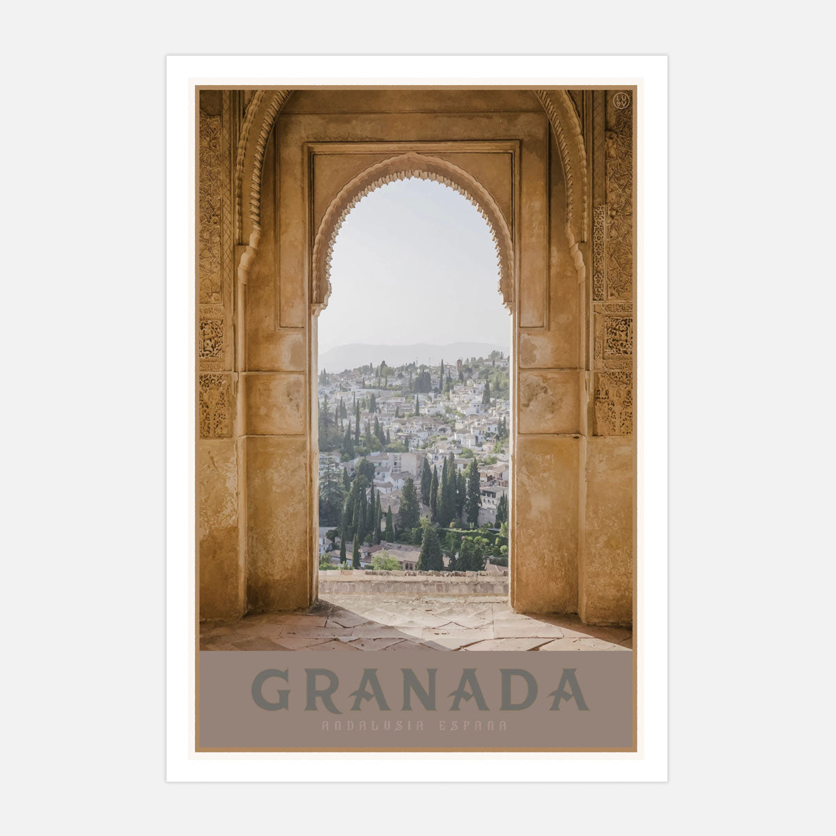 Granada Spain Travel framed print by Places we Luv