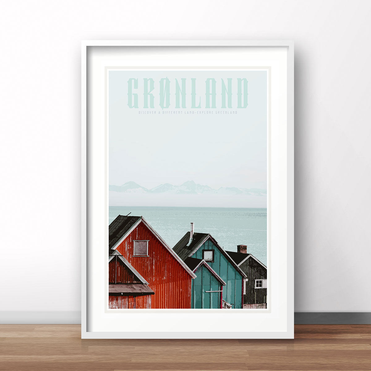 Greenland Travel framed print by Places we Luv
