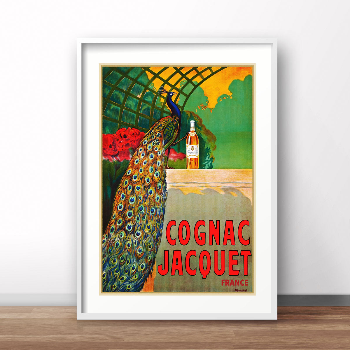 Cognac Jacquet France vintage poster