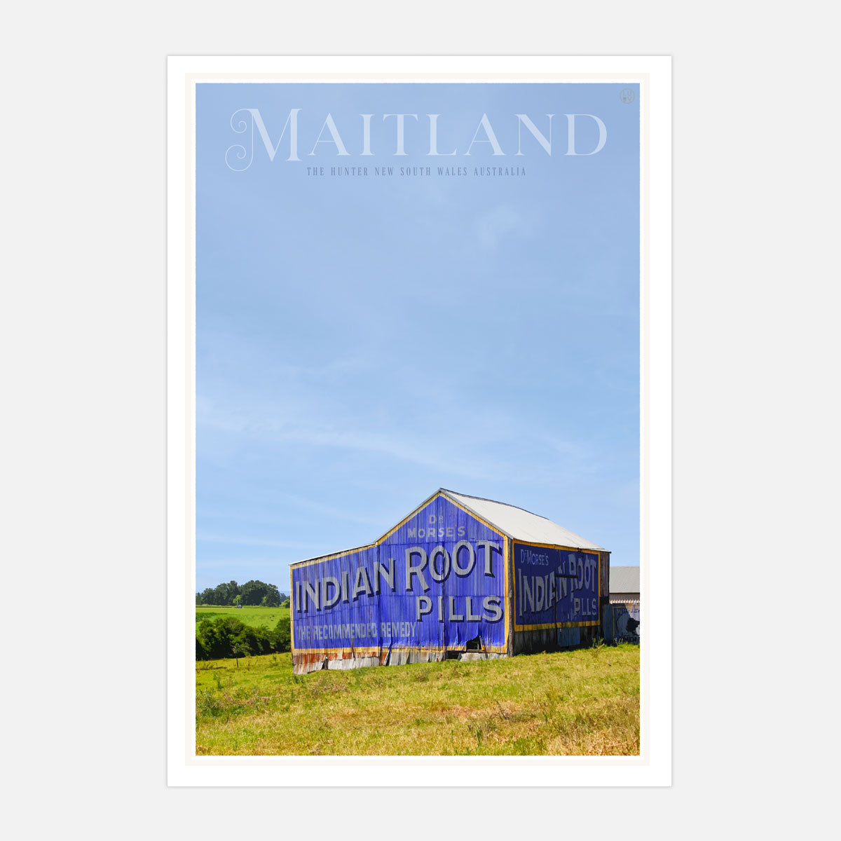 Maitland retro vintage travel print from Places We Luv