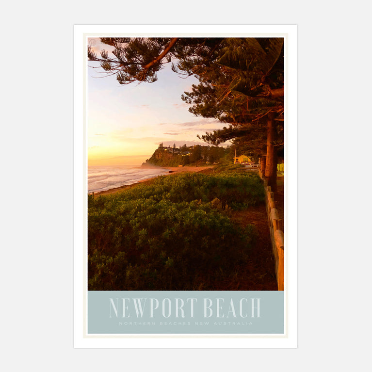 Newport Beach Print | northern beaches Sydney | Places We Luv
