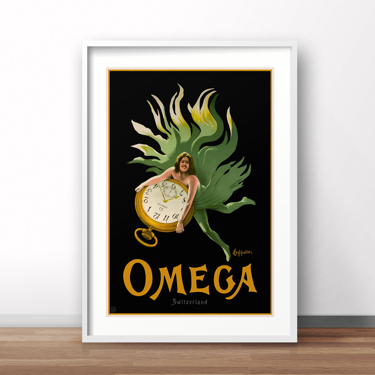 Omega Switzerland retro vintage advertising poster - Places We Luv