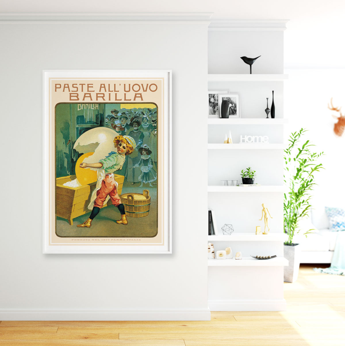 Pasta Barilla vintage retro advertising poster print from Places We Luv