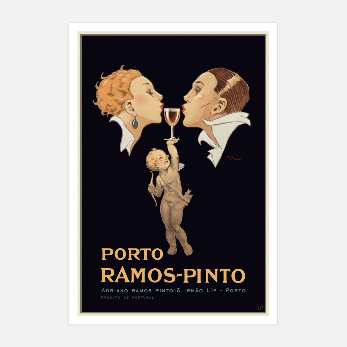 Porto Ramos Pinto French 1920's advertising poster from Places We Luv