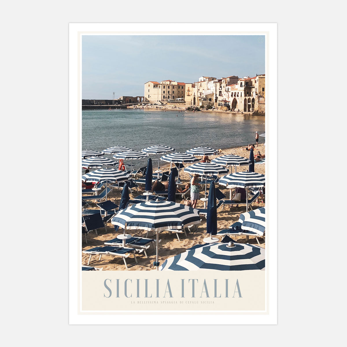 Sicilia Italia vintage retro print from Places We Luv