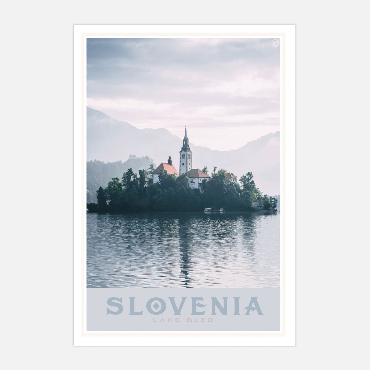 Slovenia Travel Poster by places We Luv