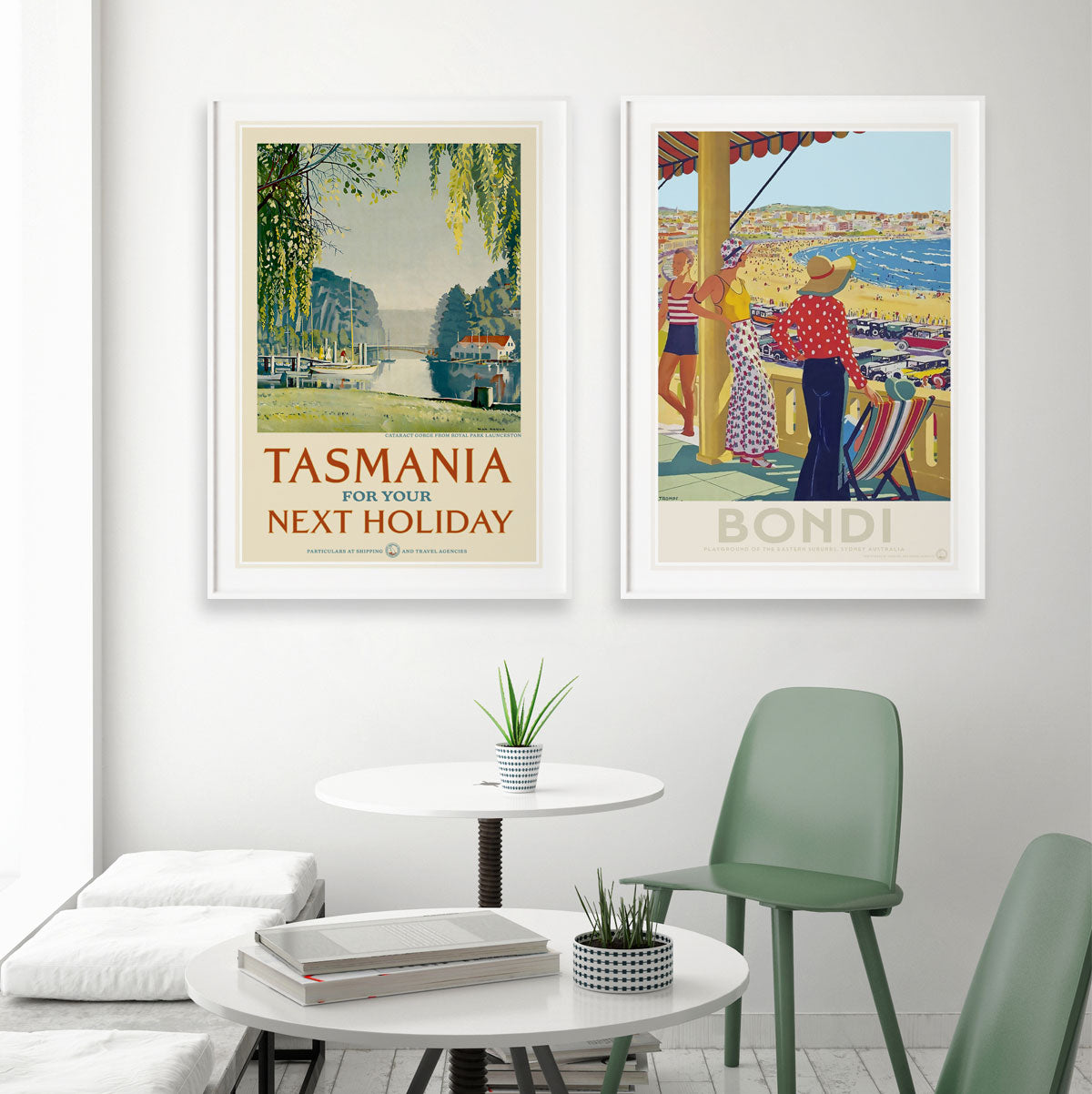 Tasmania nextholiday vintage advertising poster print from Places We Luv