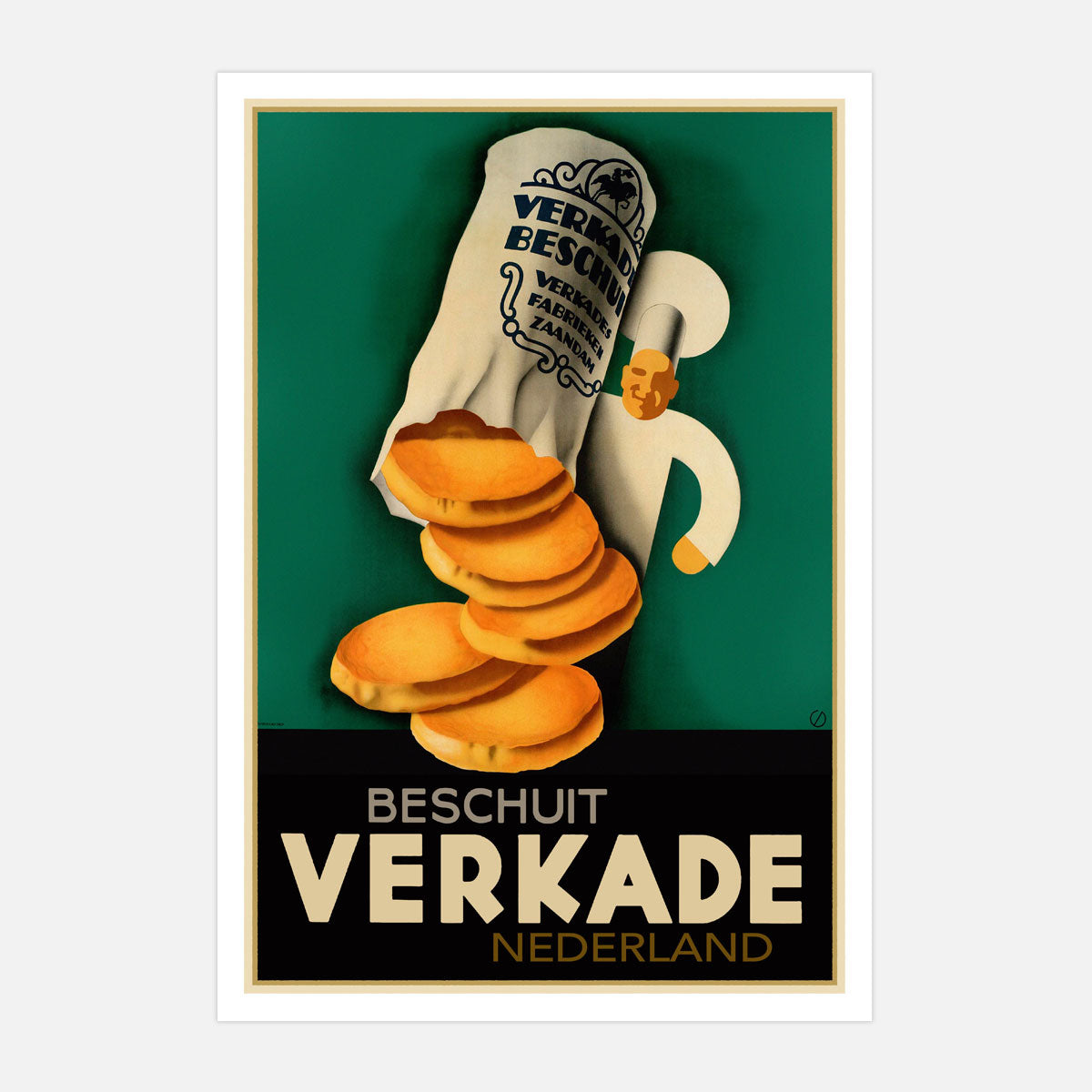 Dutch vintage retro advertising poster The Netherlands from Places We Luv