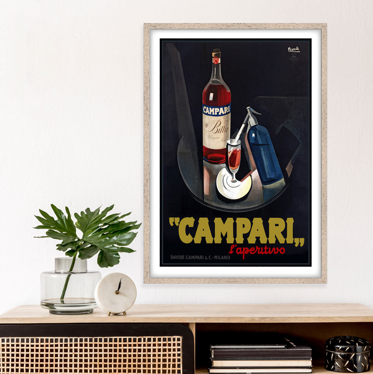 Campari l'aperitivo retro vintage poster from Paces We Luv