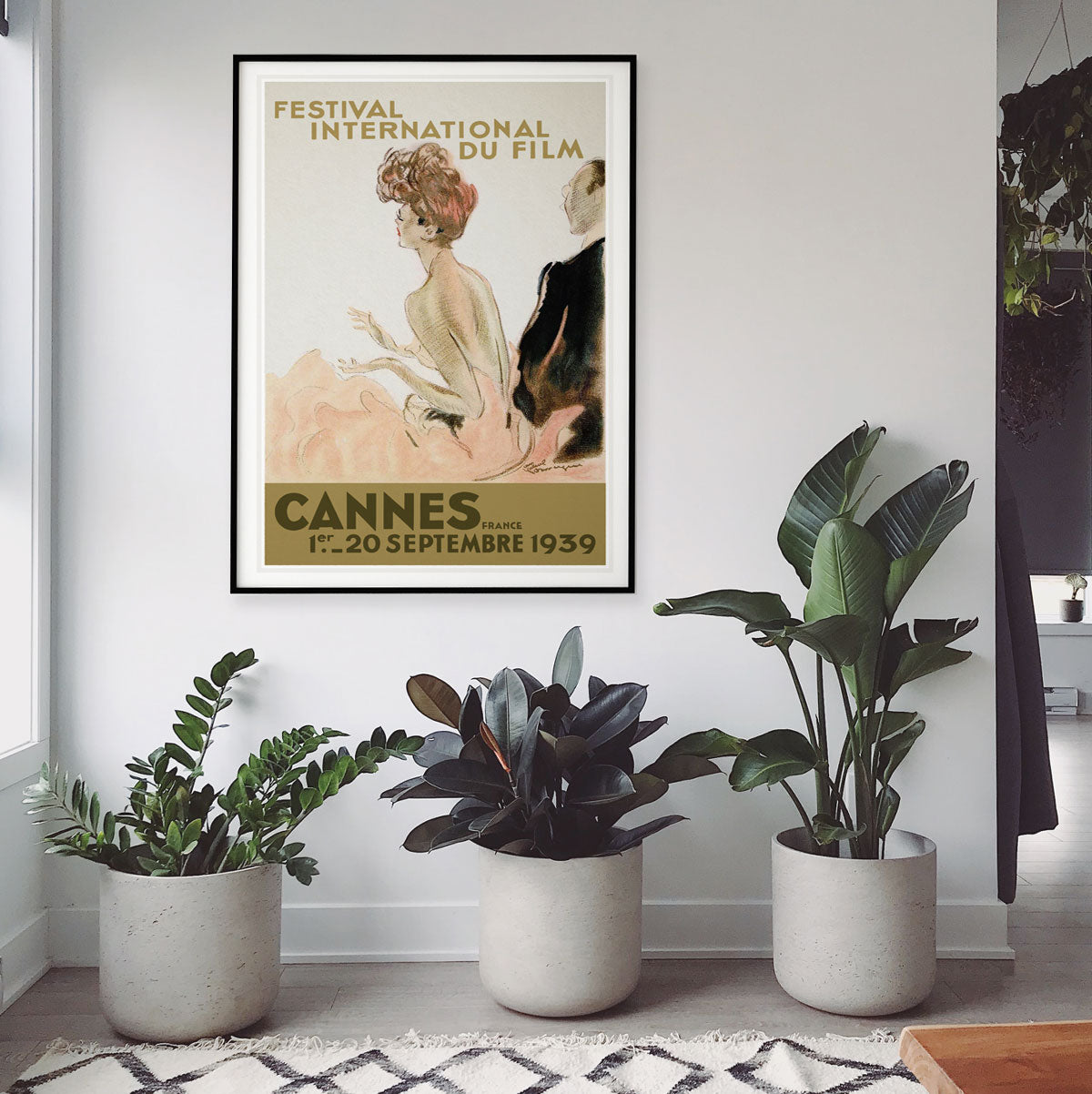 Cannes French vintage retro poster from Places We Luv