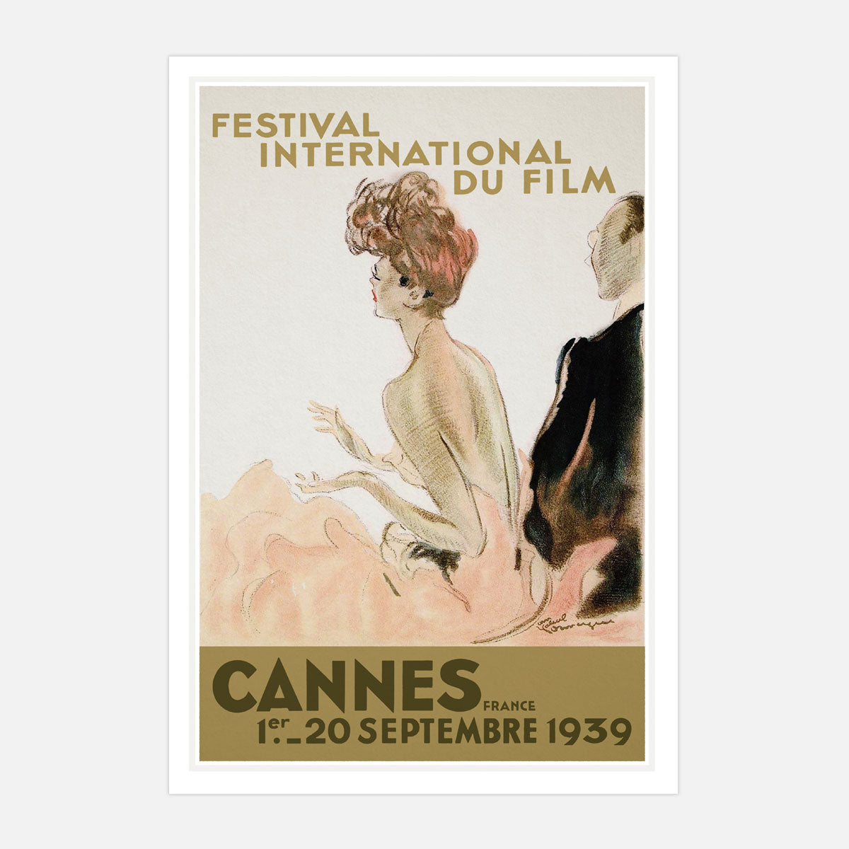 Cannes French vintage retro print from Places We Luv