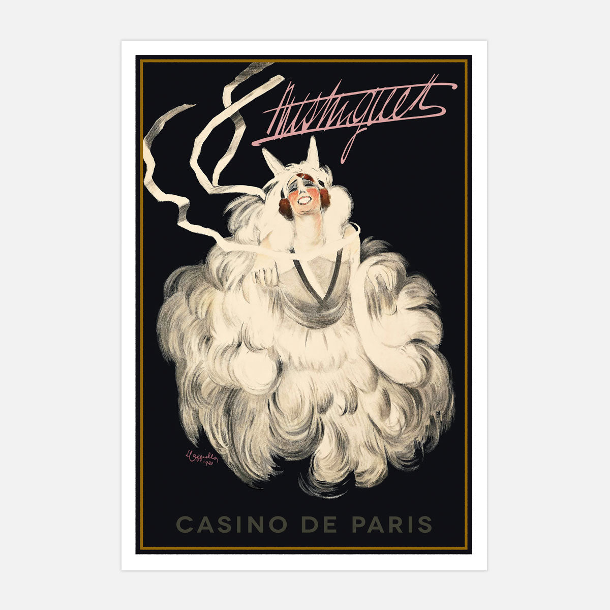 Casino de Paris retro vintage advertising print from Places We Luv