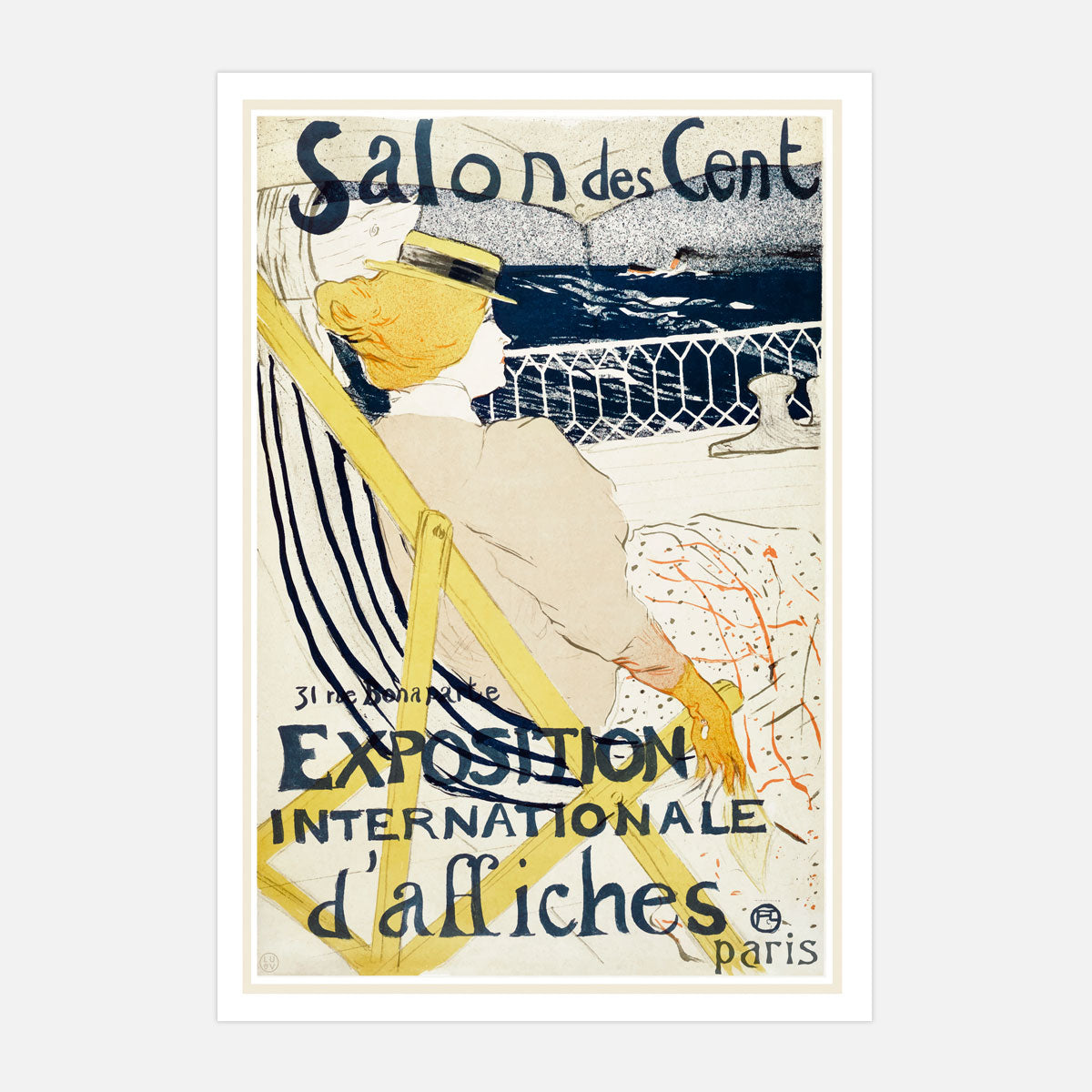 Salon des Cent Paris vintage retro advertisment from Places We Luv