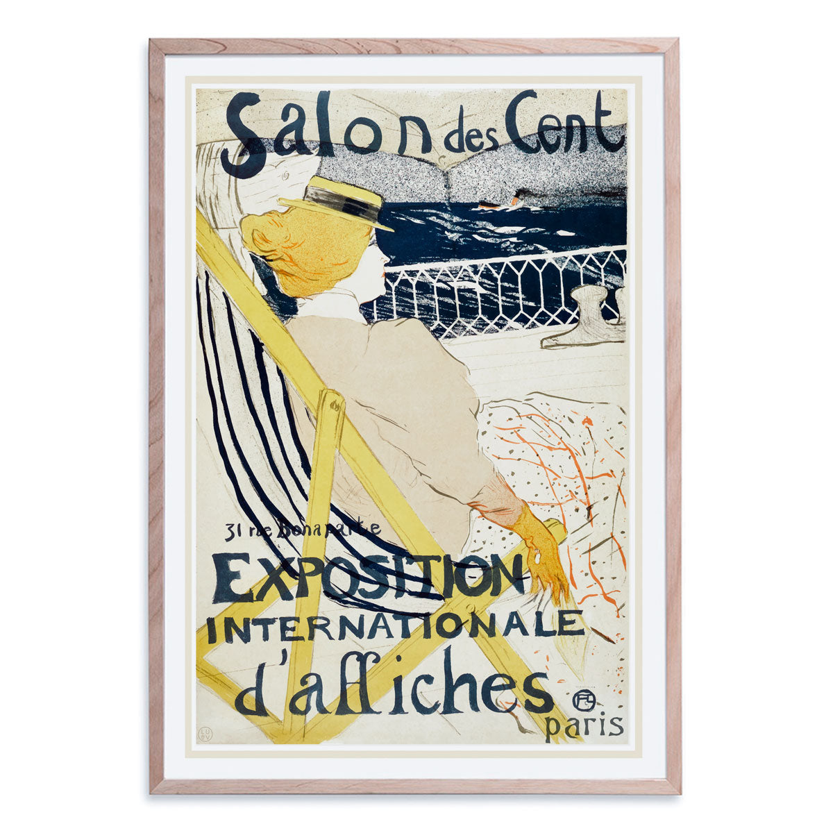 Salon des Cent Paris Retro Poster