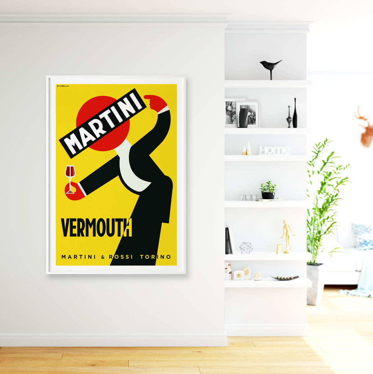 Martini Vermouth Italy retro vintage poster from Places We Luv