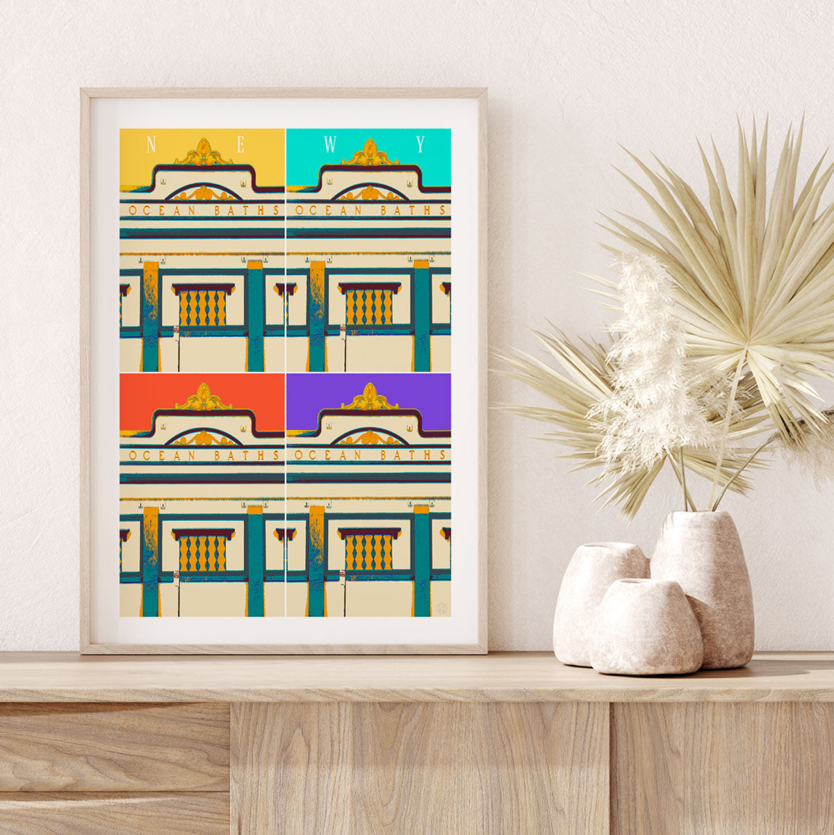 Newy pop retro vintage print from Places We Luv