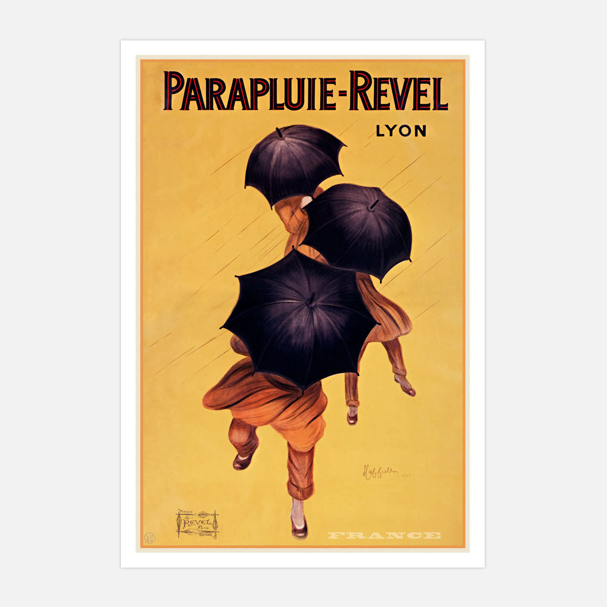 Parapluie Revel French retro advertising poster from Places We Luv