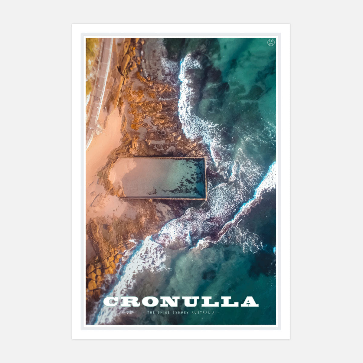 Cronulla Pool print travel style by places we luv