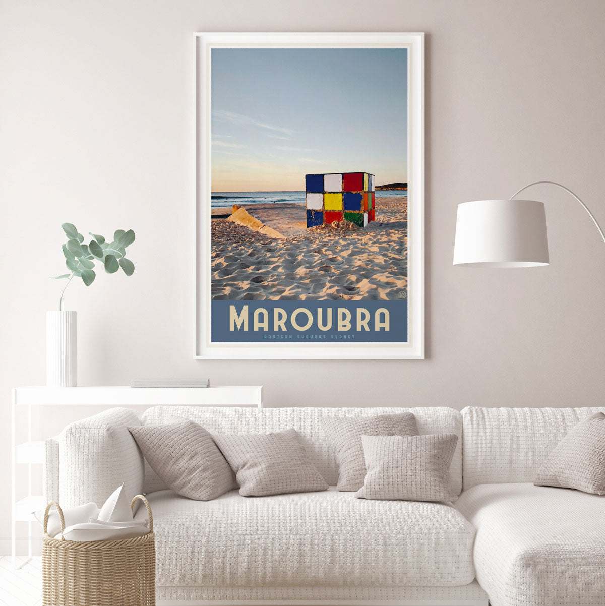 Maroubra vintage style travel print by places we luv