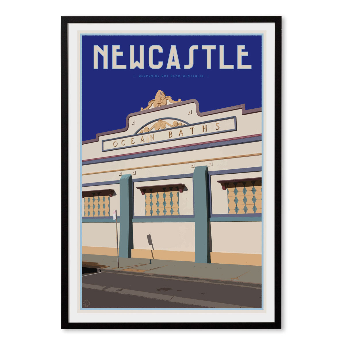 Newcastle Baths Print