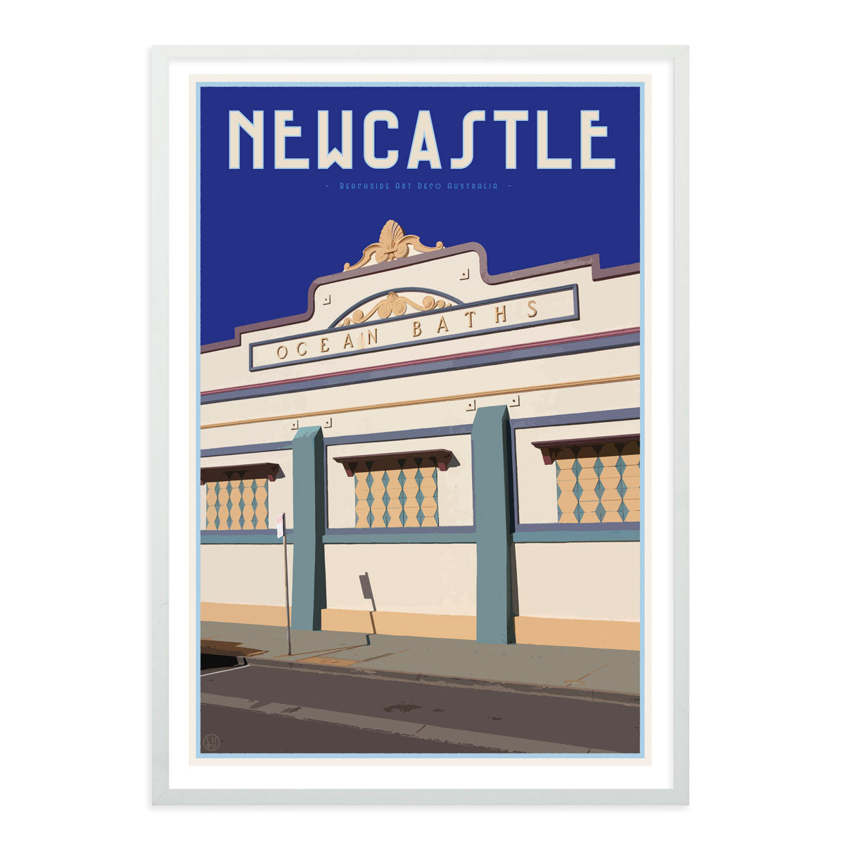 Newcastle Baths Print