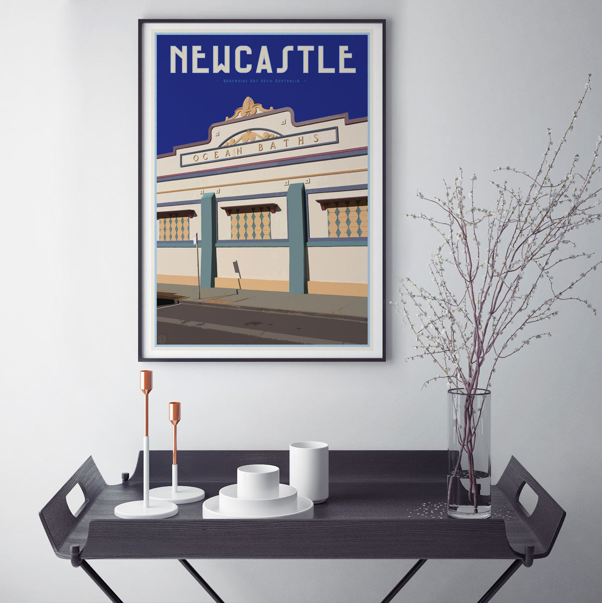 Newcastle Baths Print