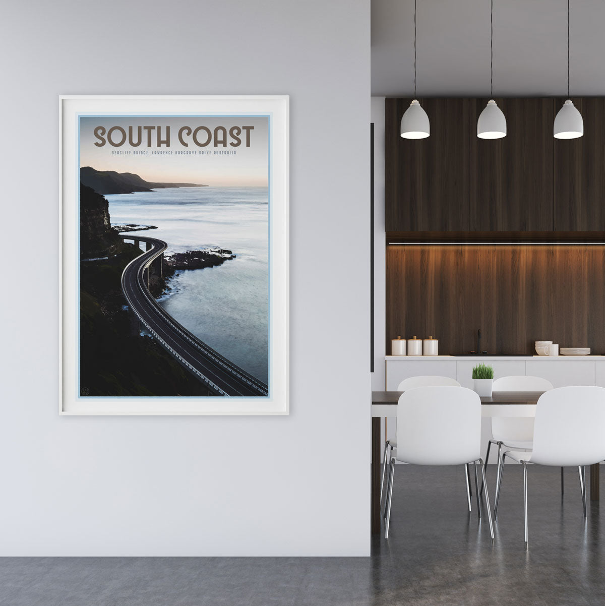 South coast seacliff bridge print by places we luv