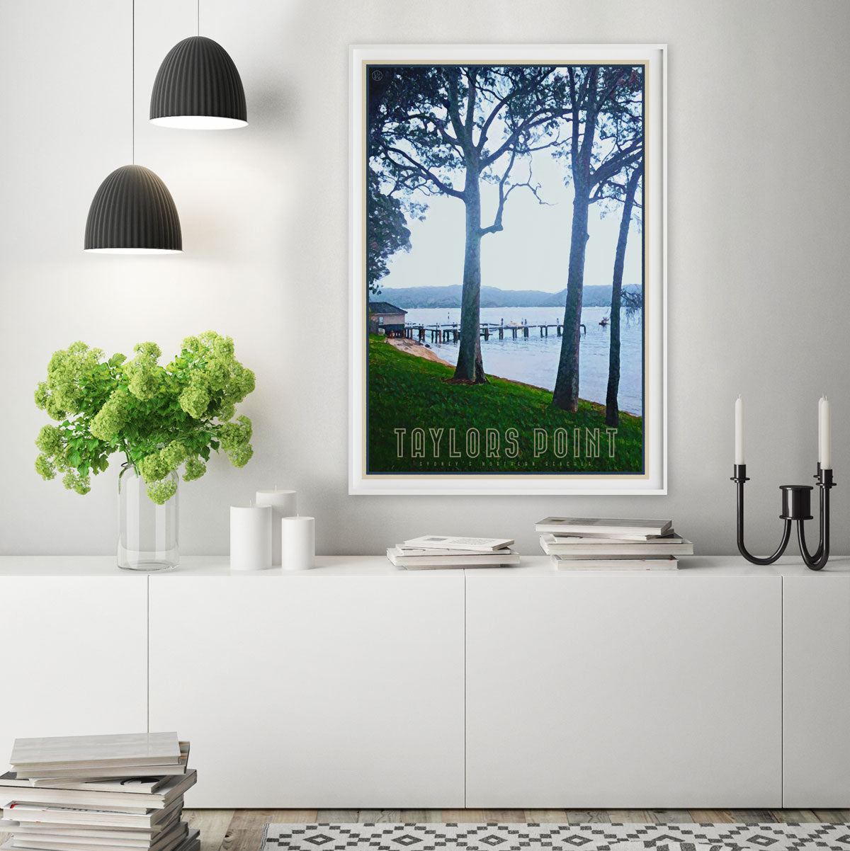 Taylors Point Gums - framed art print by Places We Luv 