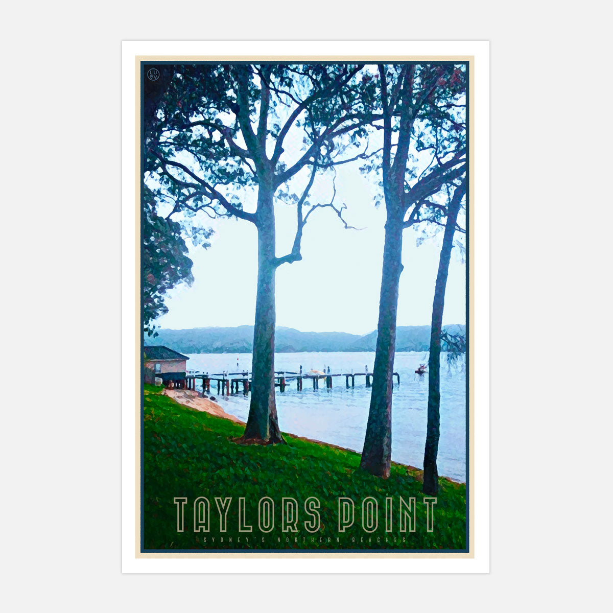 Taylors Point Gums - art print by Places We Luv 