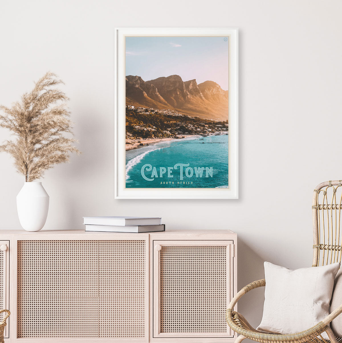 Cape Town South Africa framed Travel Print by Places We Luv