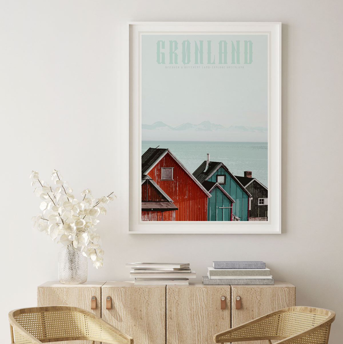 Greenland Travel poster by Places we Luv