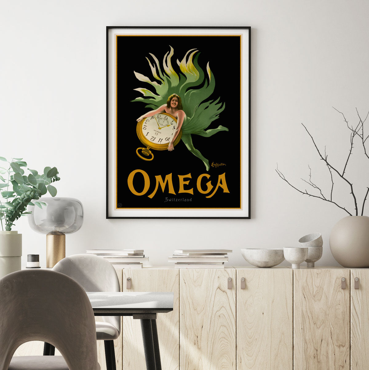 Omega Switzerland retro vintage advertising print - Places We Luv
