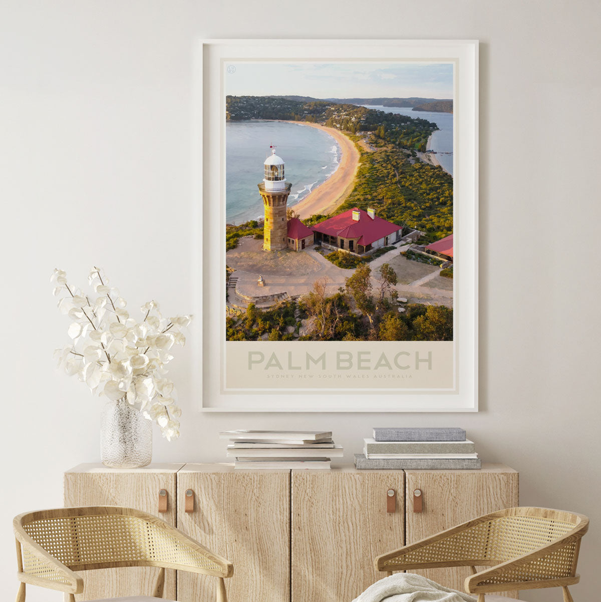 Palm Beach retro vintage travel poster from Places We Luv