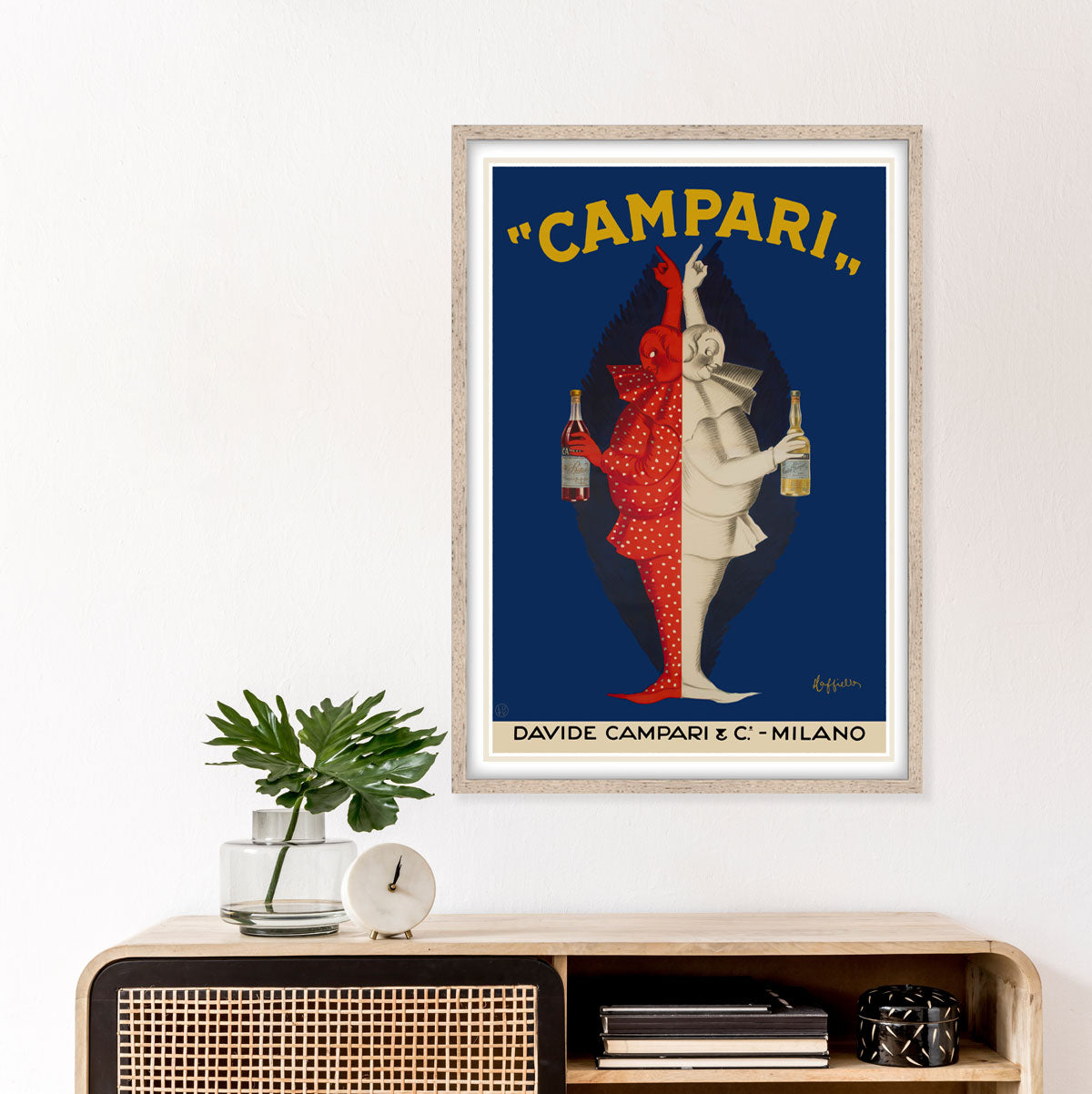 Campari Milano retro vintage advertising poster from Places We Luv