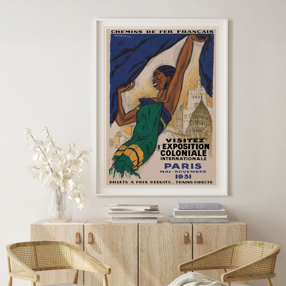 Exposition Coloniale Paris vintage advertising poster from Places We Luv