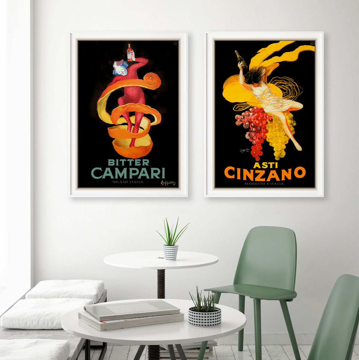 Bitter Campari retro advertising poster Italy Places We Luv
