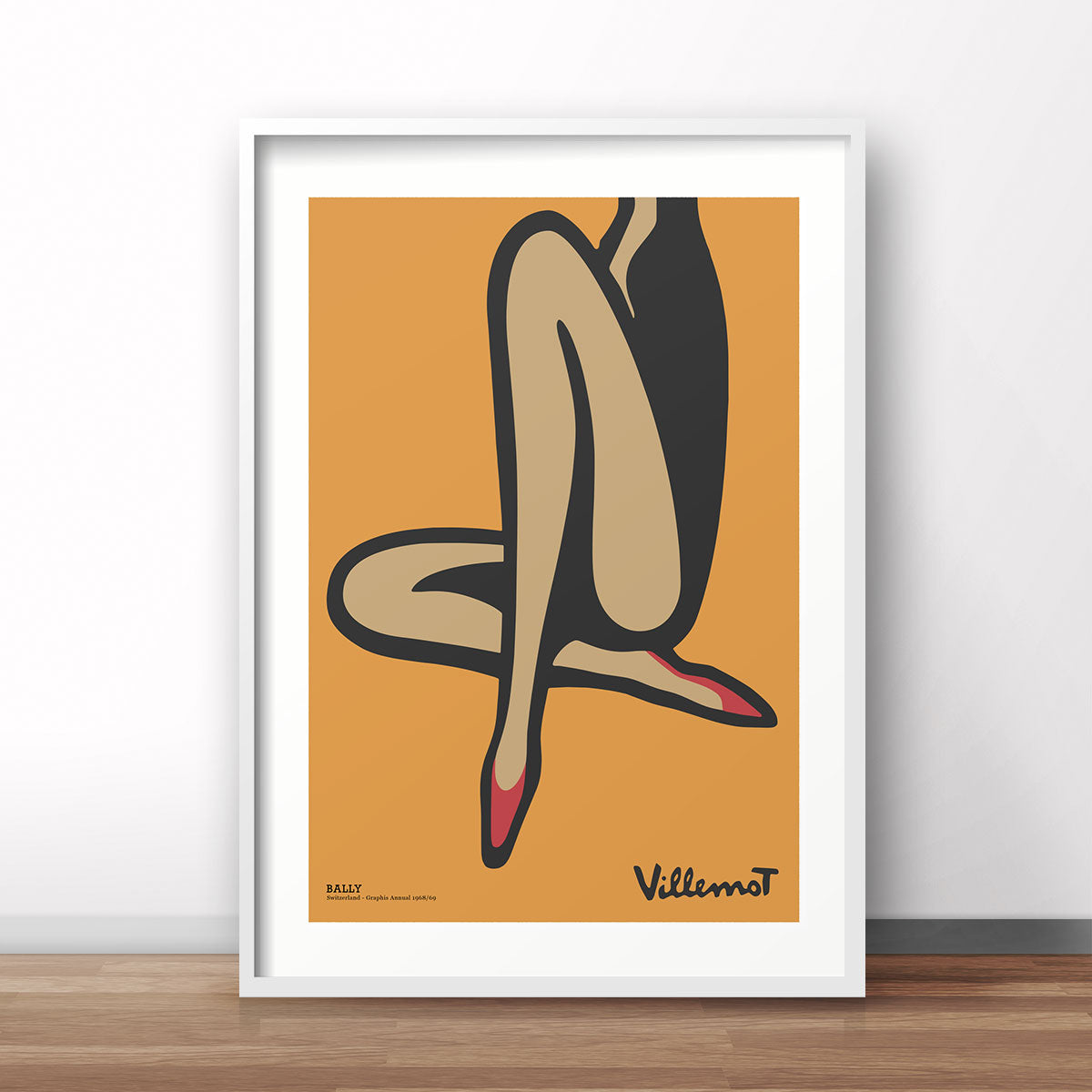 Bally Villemot retro vintage advertising poster print from Places We Luv