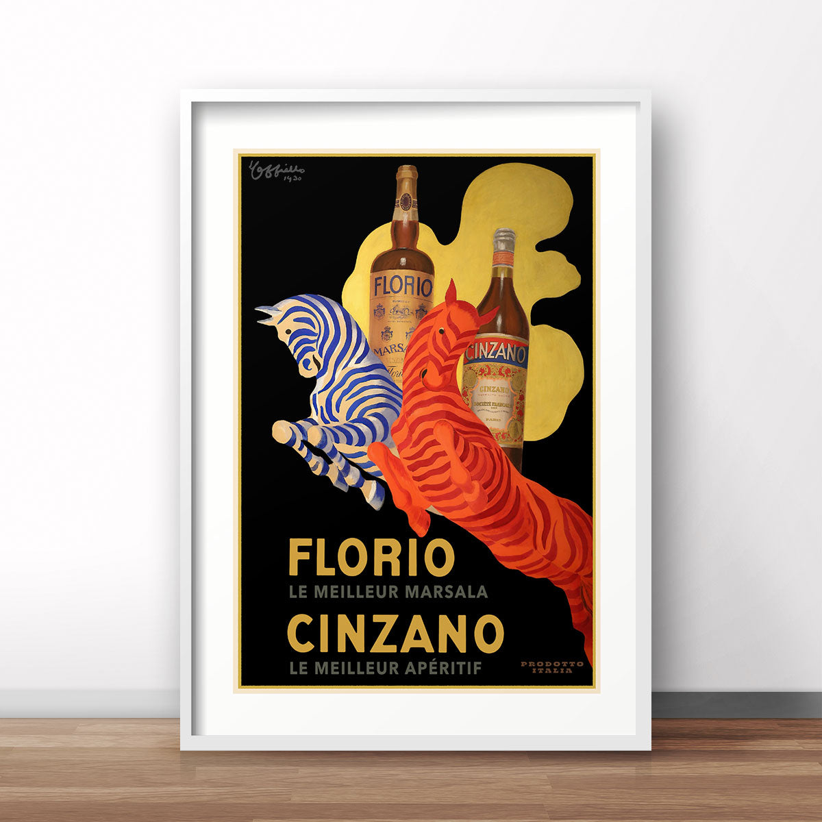Florio Cinzano Italy retro vintage advertising poster print from Places We Luv