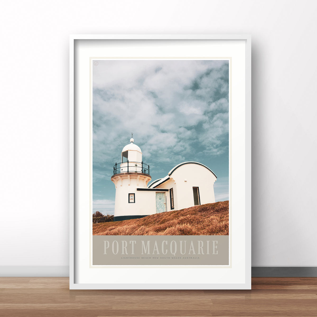 Port Macquarie retro travel poster